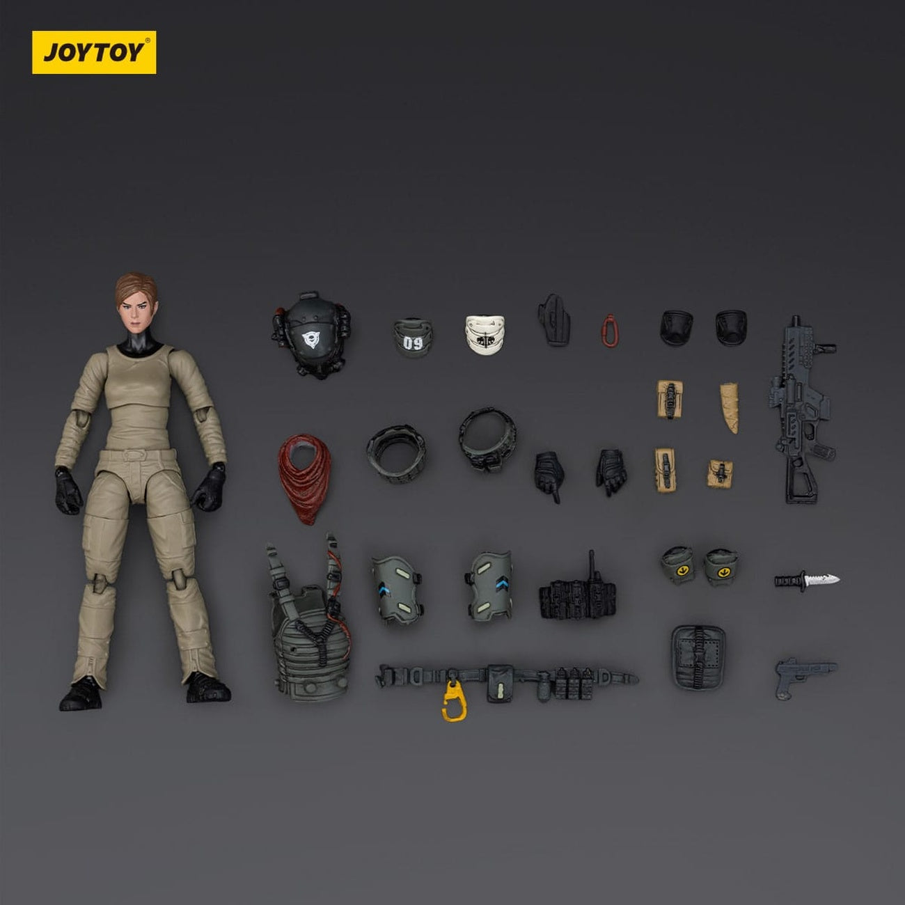 Imagen del producto Figura de acción APOC Series Dark Source Stellar Scar Assault Team Gravelgold 11 cm