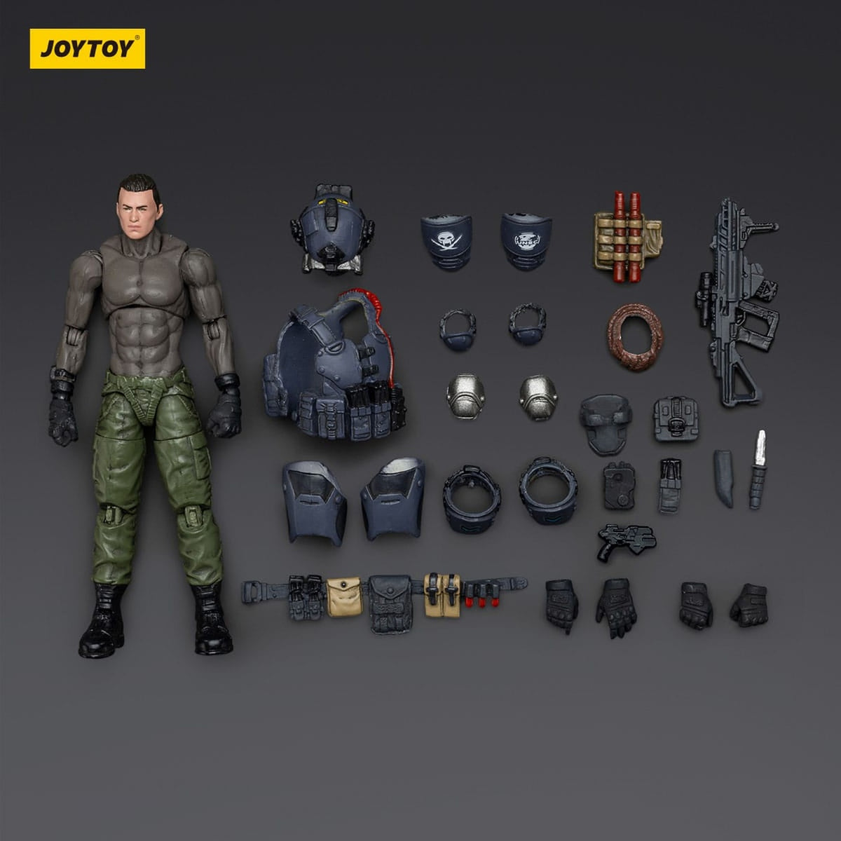 Imagen del producto Figura de acción APOC Series Dark Source Stellar Scar Assault Team Ghostmanganese 11 cm