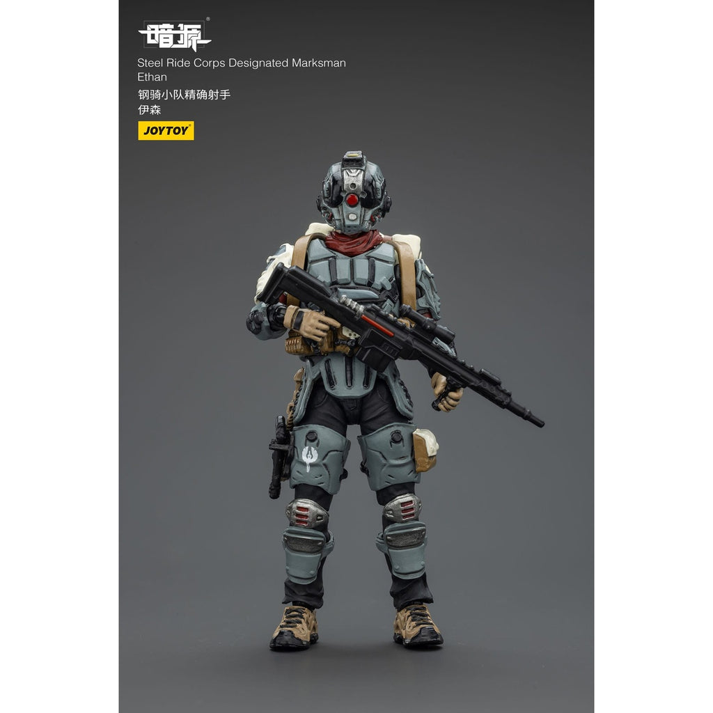 Imagen del producto Steel Ride Corps Dark Source figura de acción Designated Marksman Ethan 7 cm