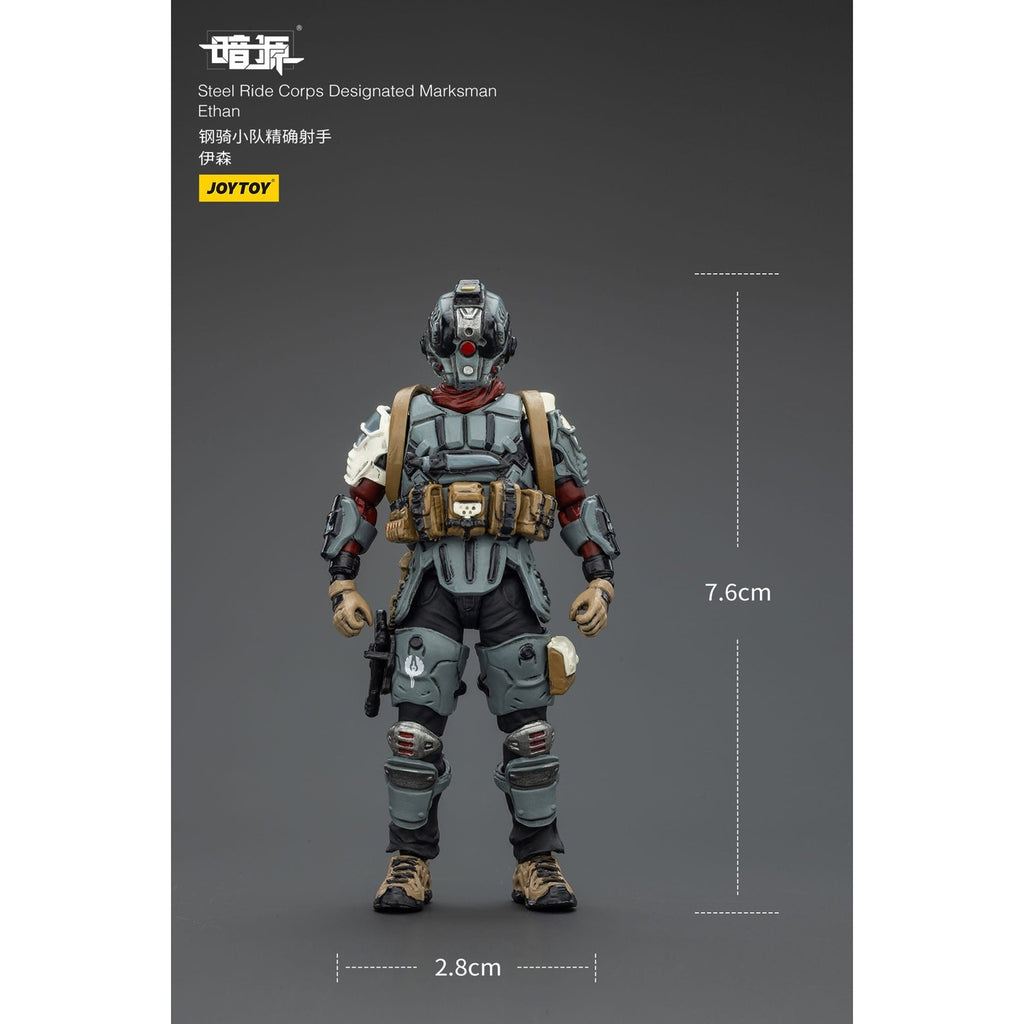 Imagen del producto Steel Ride Corps Dark Source figura de acción Designated Marksman Ethan 7 cm