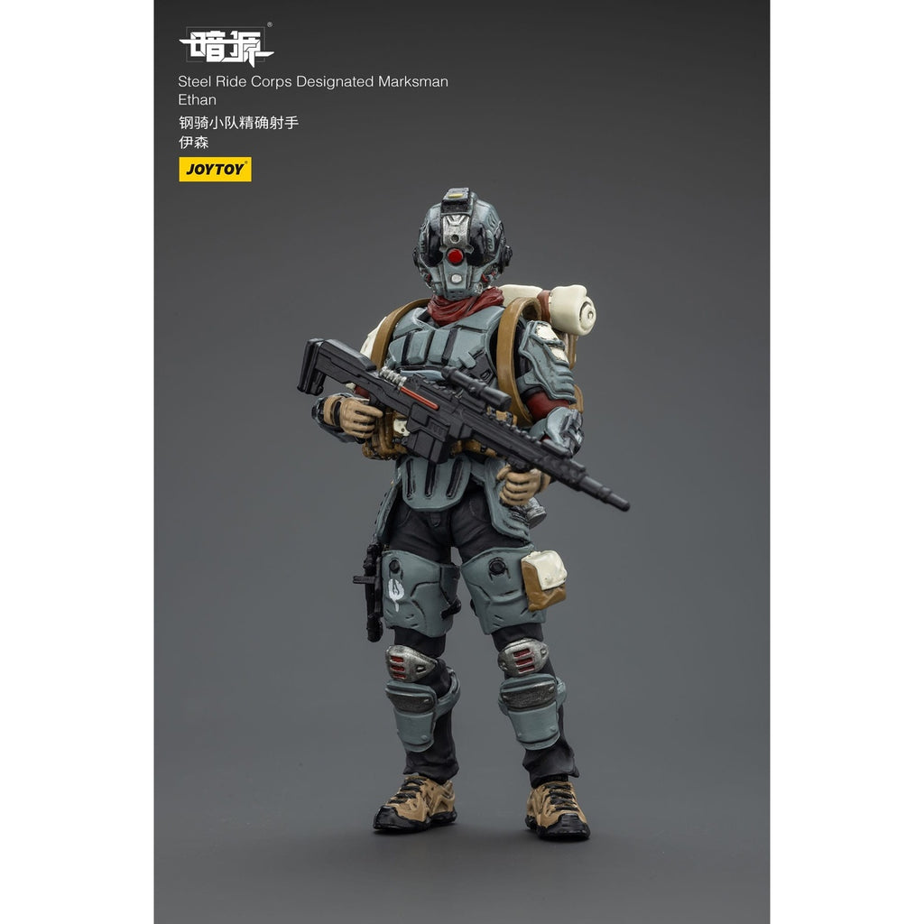 Imagen del producto Steel Ride Corps Dark Source figura de acción Designated Marksman Ethan 7 cm