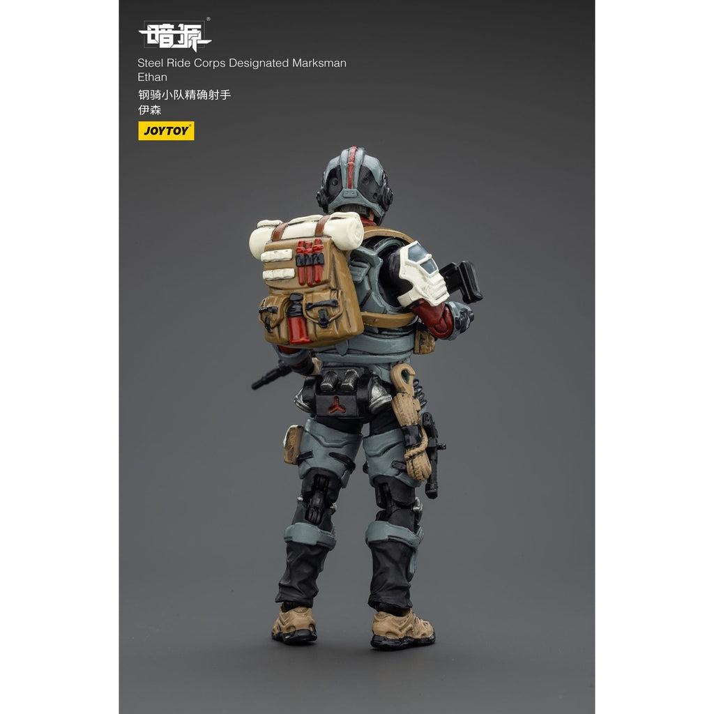 Imagen del producto Steel Ride Corps Dark Source figura de acción Designated Marksman Ethan 7 cm