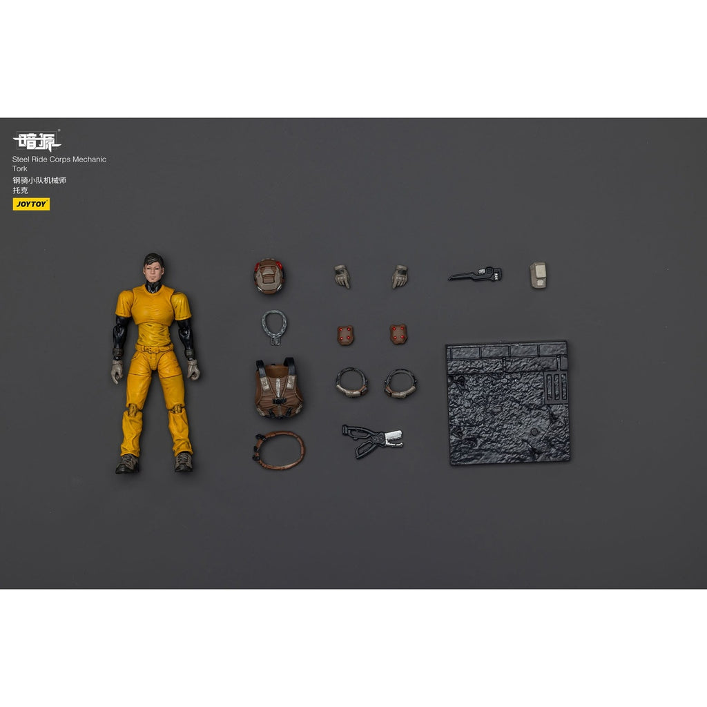 Imagen del producto Figura de acción Steel Ride Corps Dark Source Mechanic Tork 7 cm