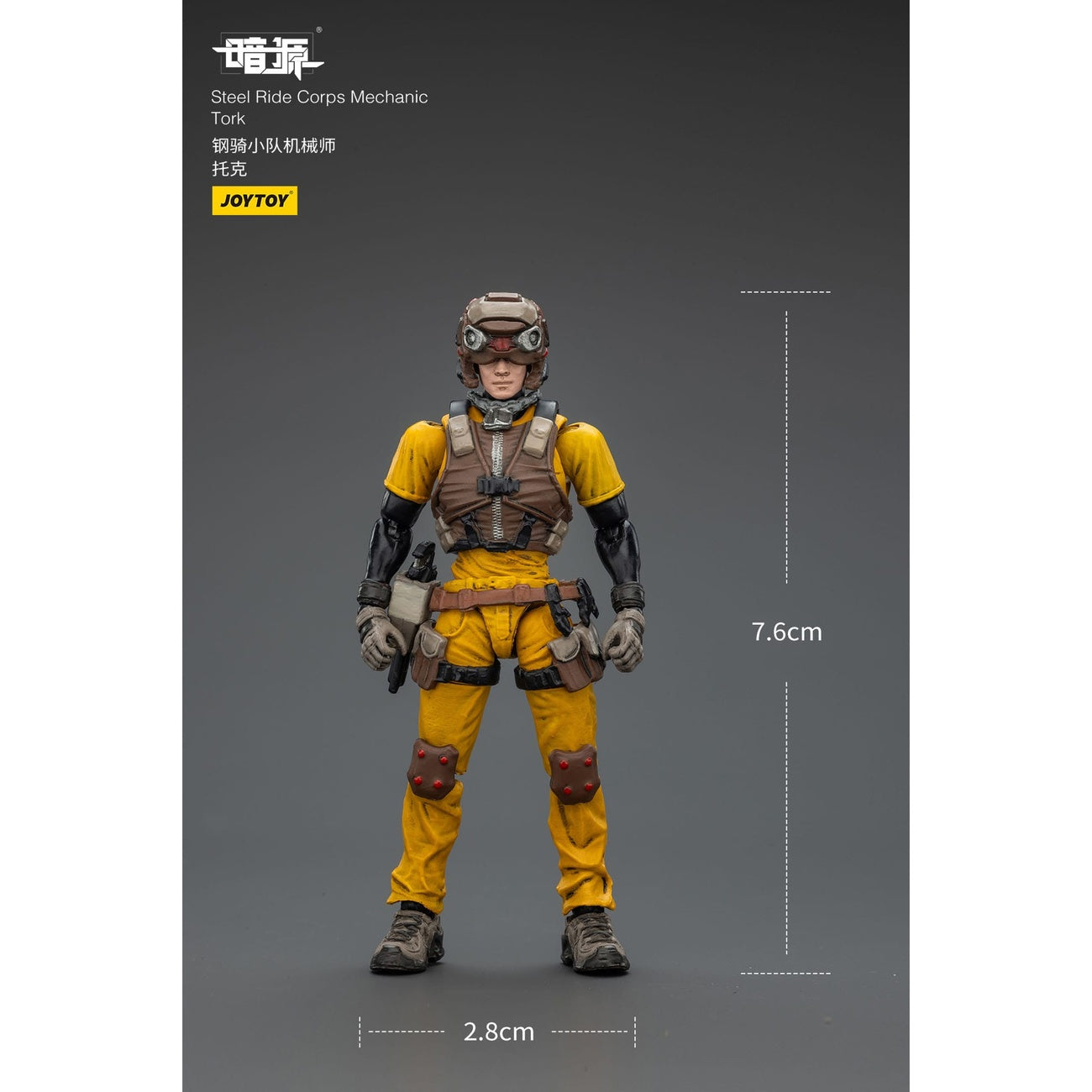 Imagen del producto Figura de acción Steel Ride Corps Dark Source Mechanic Tork 7 cm