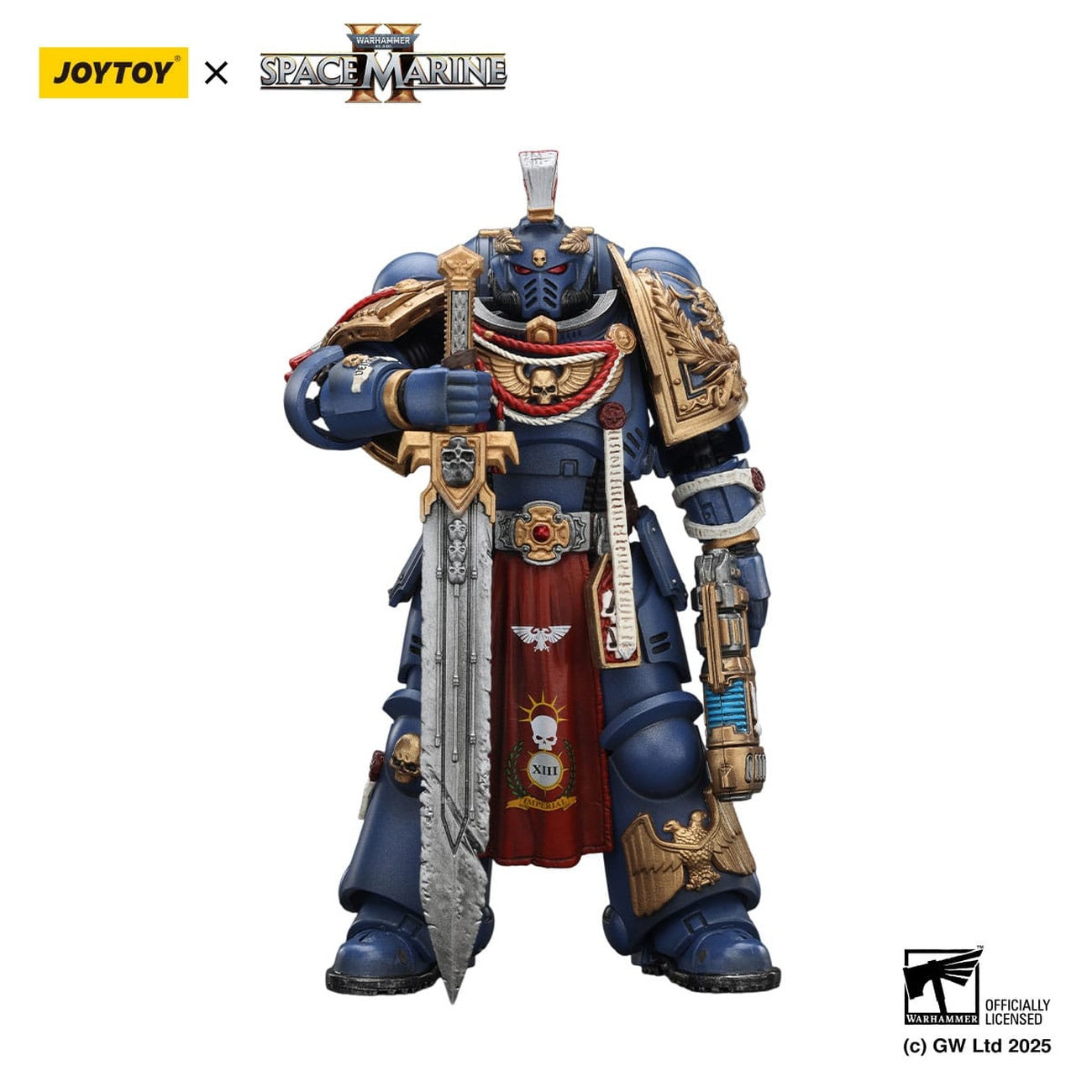 Imagen del producto Figura de acción Warhammer 40,000 Ultramarines Relic Primus Armour 12 cm