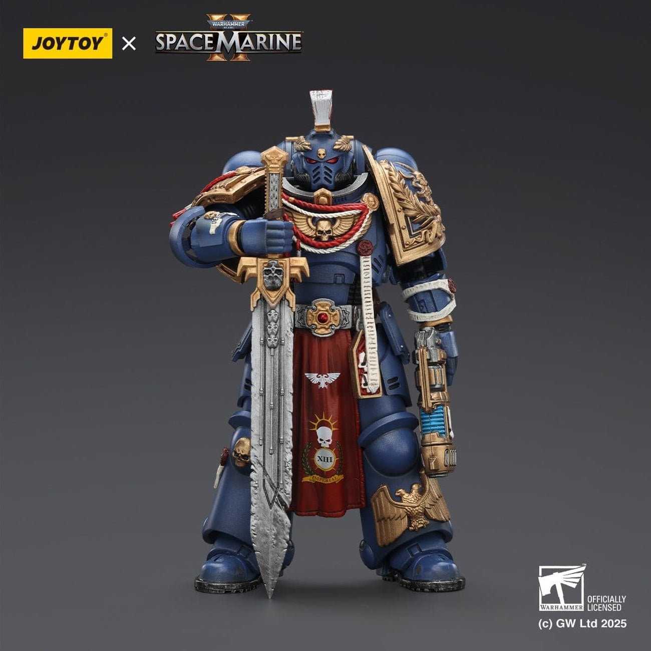 Imagen del producto Figura de acción Warhammer 40,000 Ultramarines Relic Primus Armour 12 cm