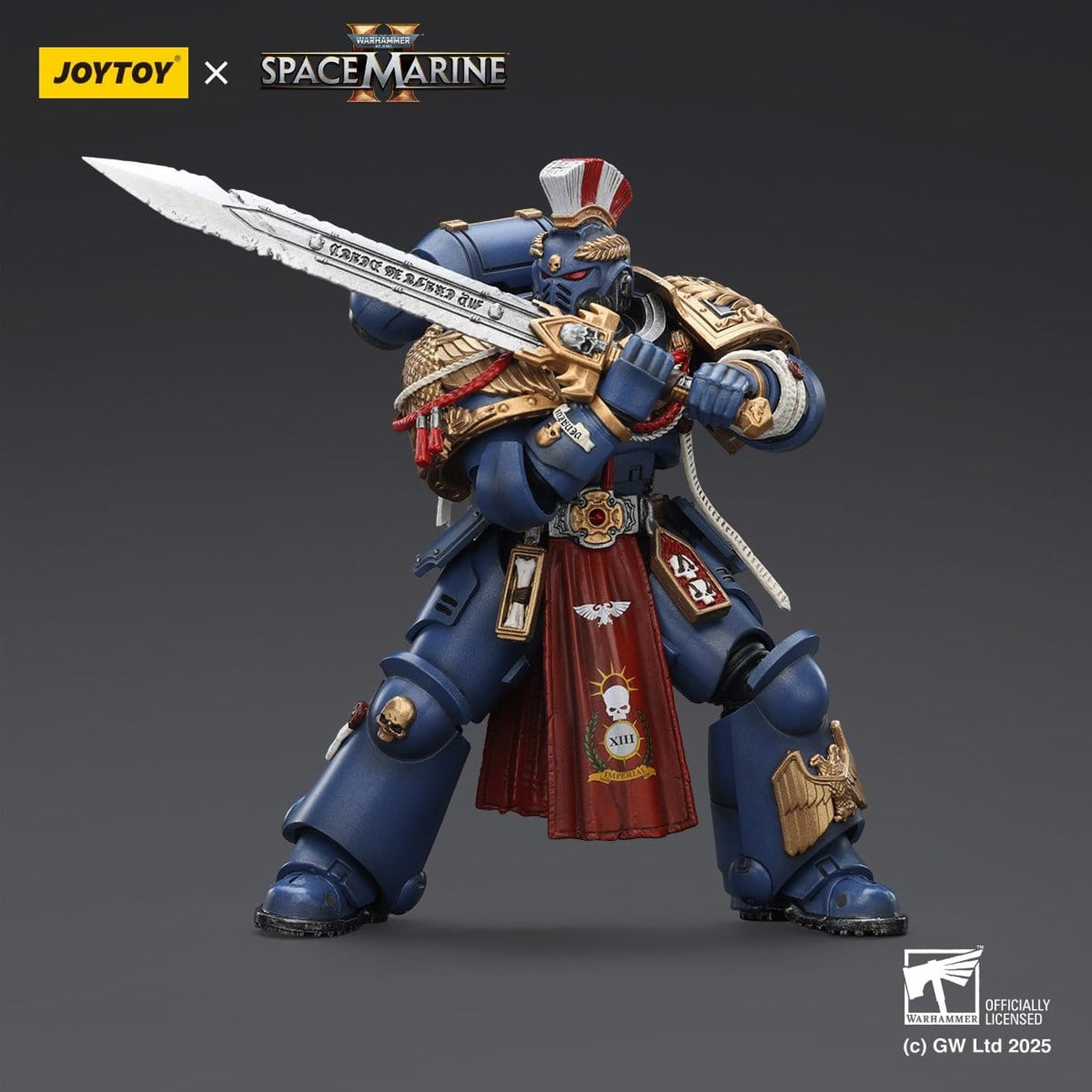 Imagen del producto Figura de acción Warhammer 40,000 Ultramarines Relic Primus Armour 12 cm