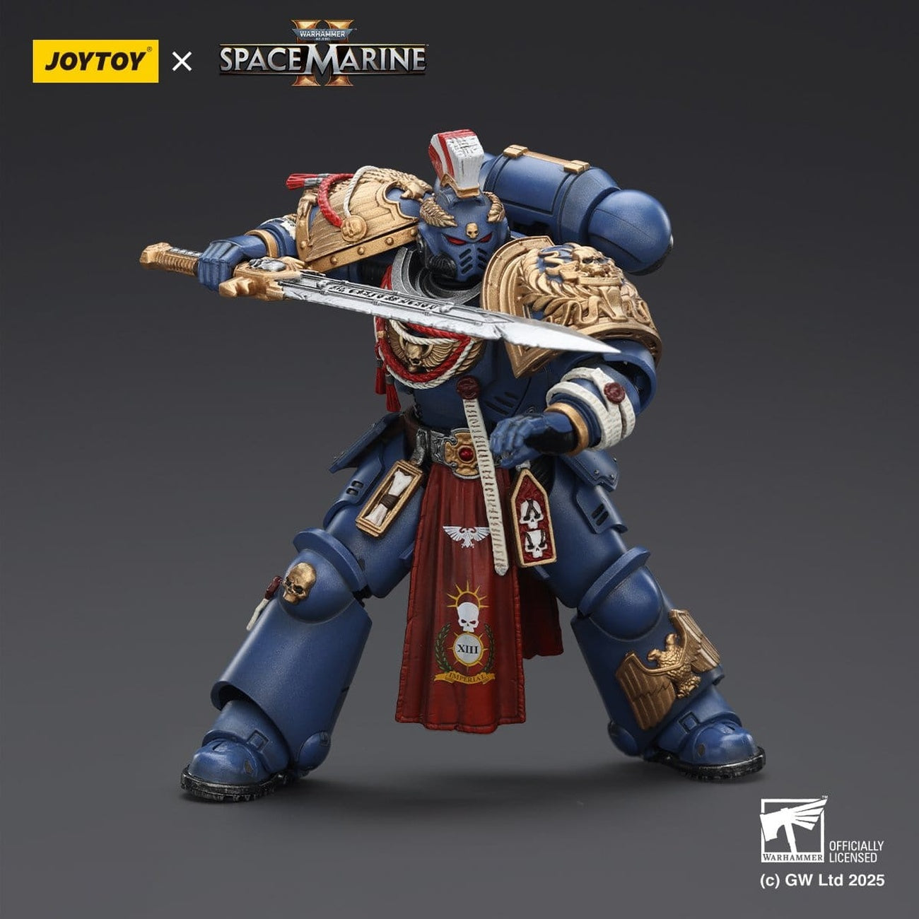 Imagen del producto Figura de acción Warhammer 40,000 Ultramarines Relic Primus Armour 12 cm