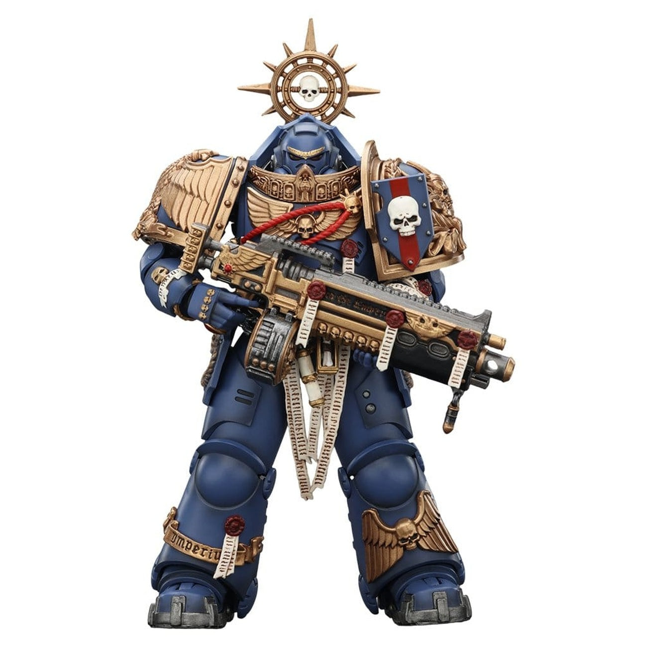 Imagen del producto Figura de acción Warhammer 40,000 Ultramarines Heavy Relic Primus Armor 13 cm