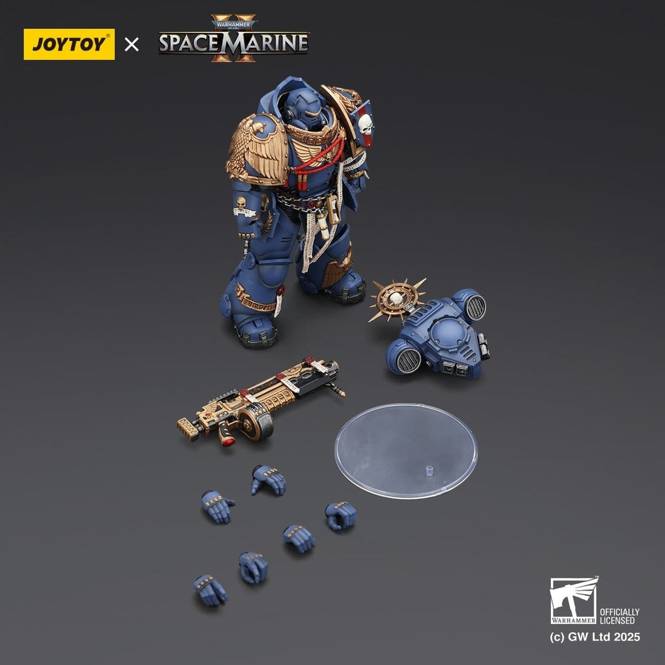 Imagen del producto Figura de acción Warhammer 40,000 Ultramarines Heavy Relic Primus Armor 13 cm