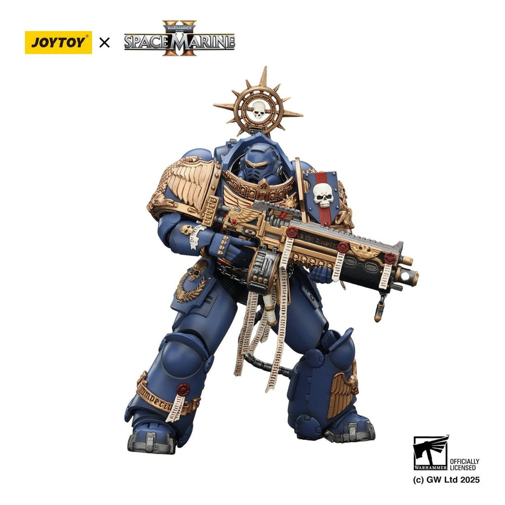 Imagen del producto Figura de acción Warhammer 40,000 Ultramarines Heavy Relic Primus Armor 13 cm