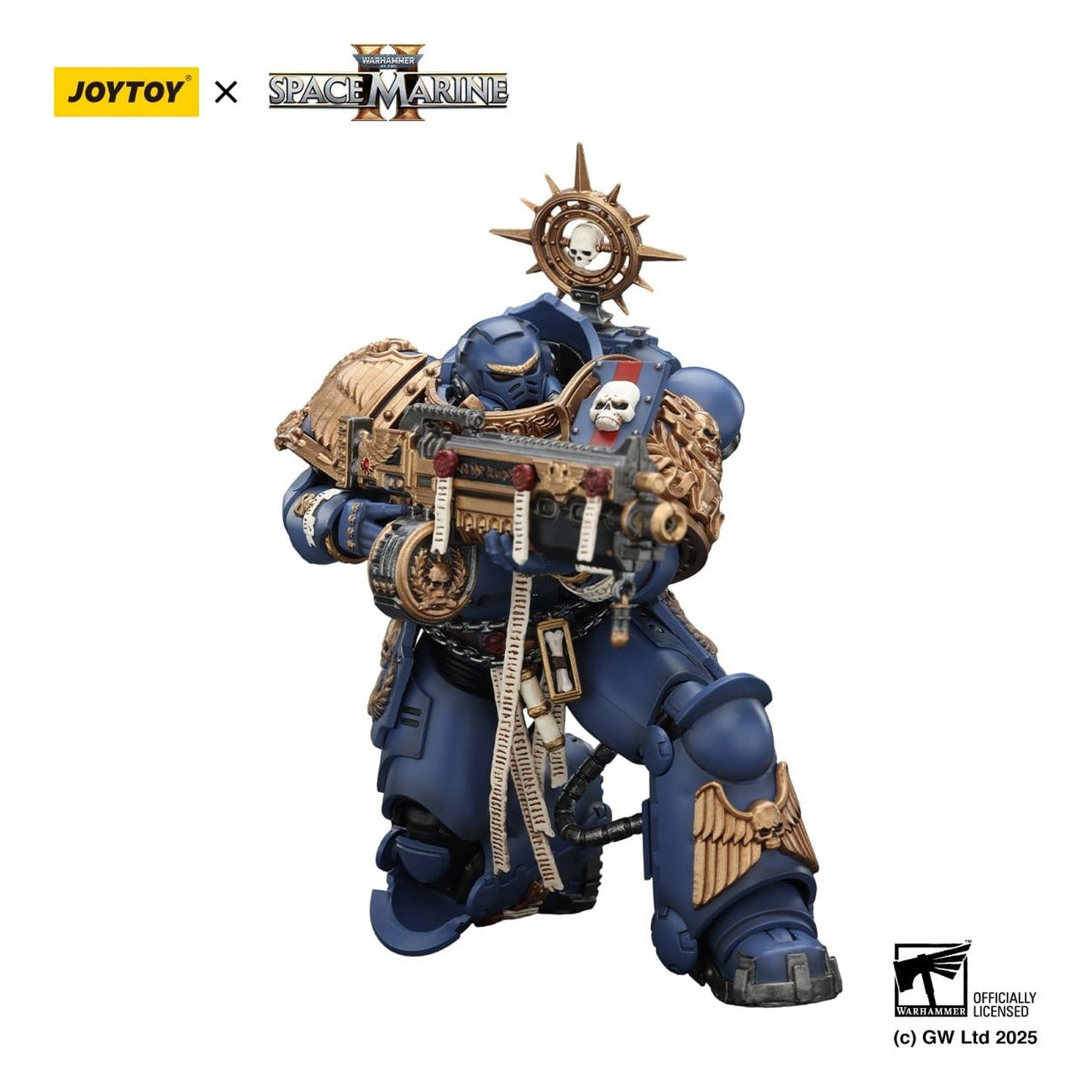 Imagen del producto Figura de acción Warhammer 40,000 Ultramarines Heavy Relic Primus Armor 13 cm