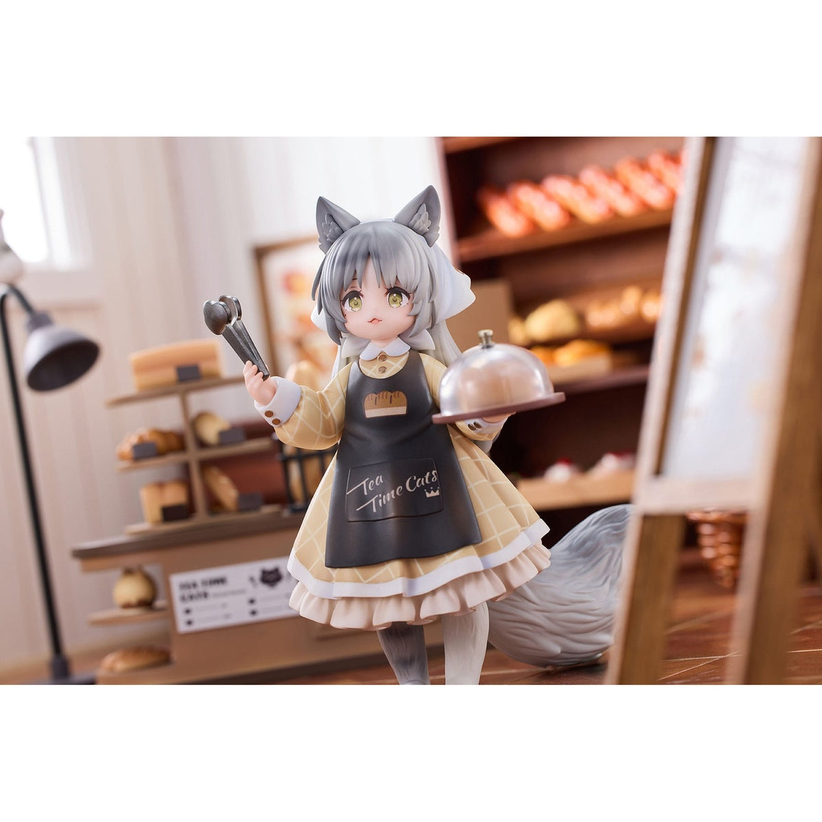 Imagen del producto Decorated Life Collection Estatua PVC Tea Time Cats - Cat Town Bakery Staff & Customer Set 12 cm