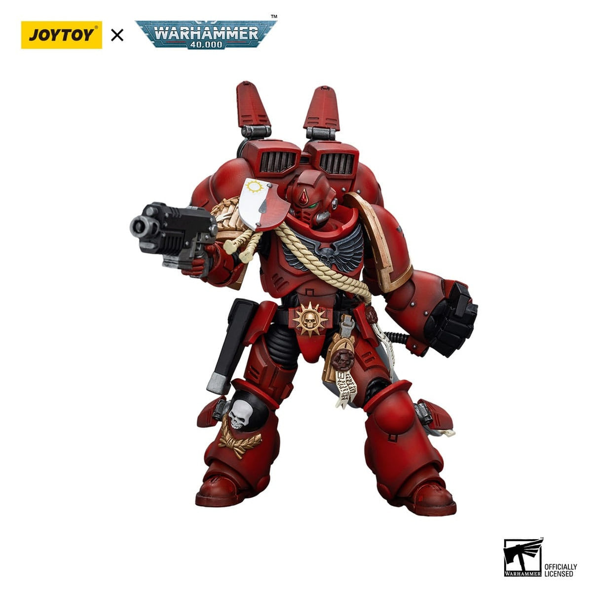 Imagen del producto Warhammer The Horus Heresy Figura de acción 1/18 Blood Angels Captain With Jump Pack 12 cm