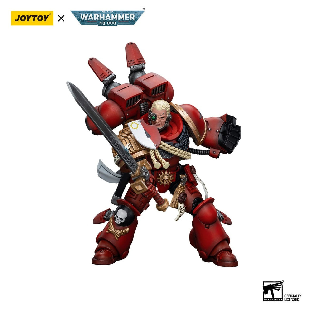 Imagen del producto Warhammer The Horus Heresy Figura de acción 1/18 Blood Angels Captain With Jump Pack 12 cm