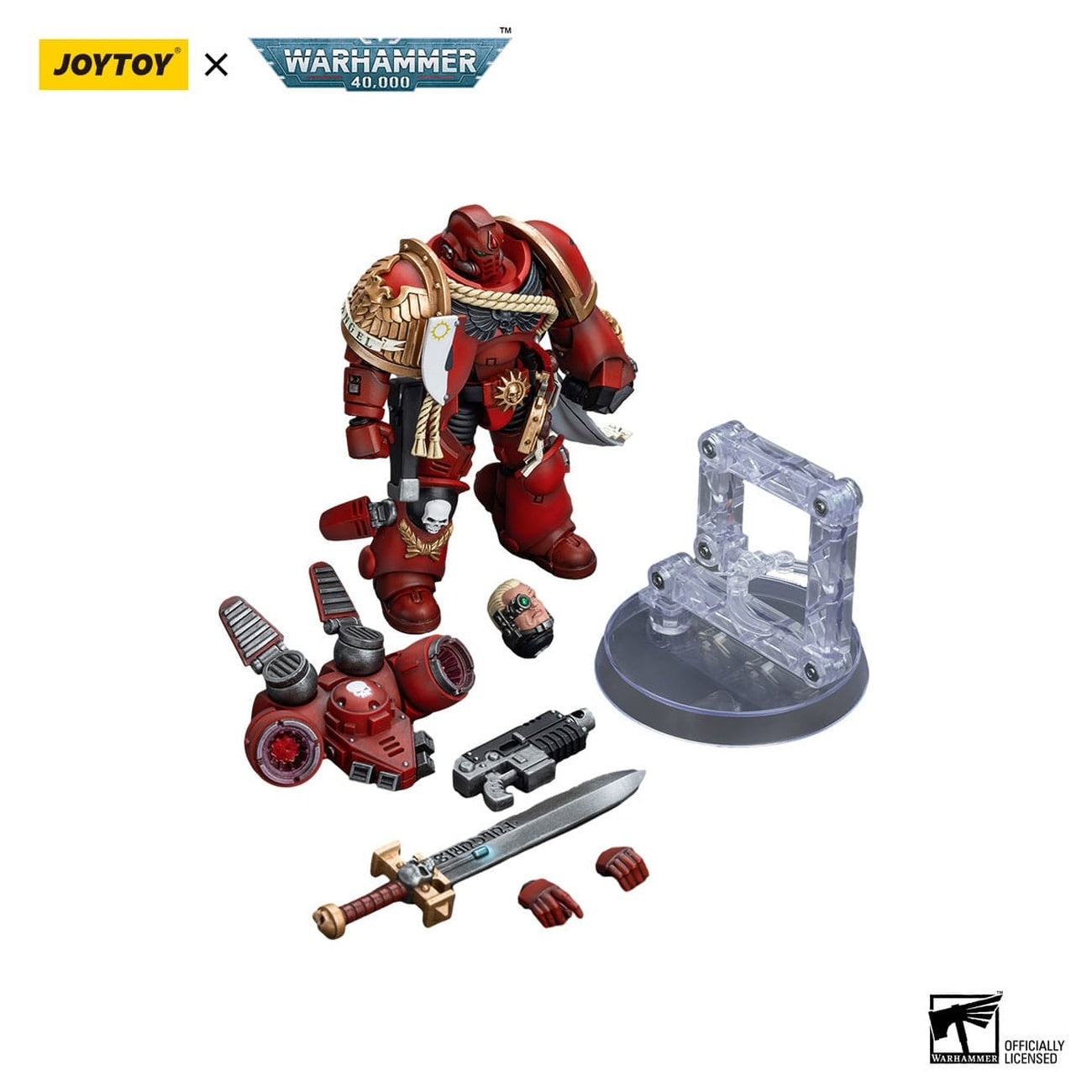 Imagen del producto Warhammer The Horus Heresy Figura de acción 1/18 Blood Angels Captain With Jump Pack 12 cm