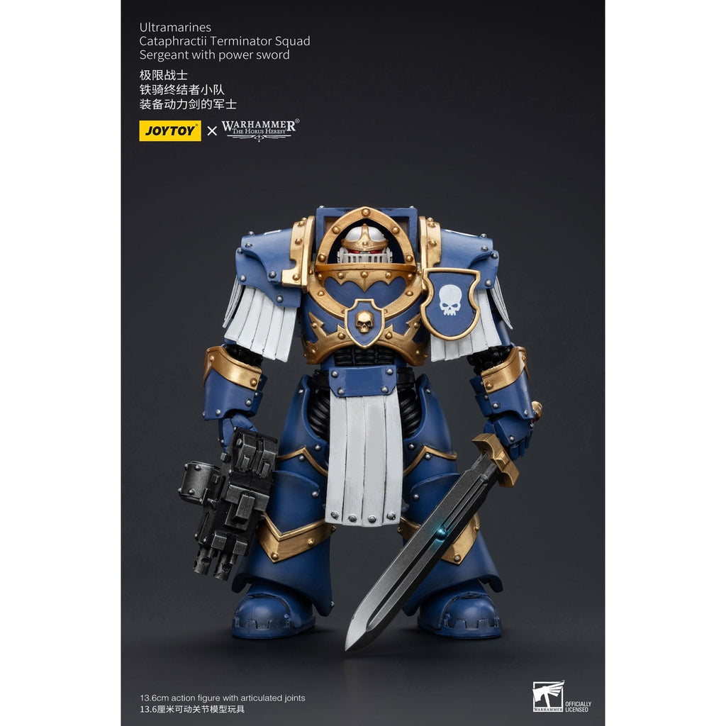 Imagen del producto Warhammer The Horus Heresy Figura de acción 1/18 Ultramarines Cataphractii Terminator Squad Sergeant with Power Sword 14 cm