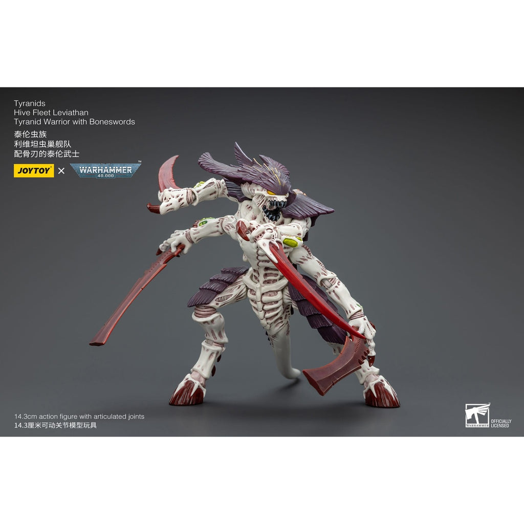 Product image Warhammer 40K Action Figure 1/18 Tyranids Hive Fleet Leviathan Tyranid Warrior with Boneswords 12 cm