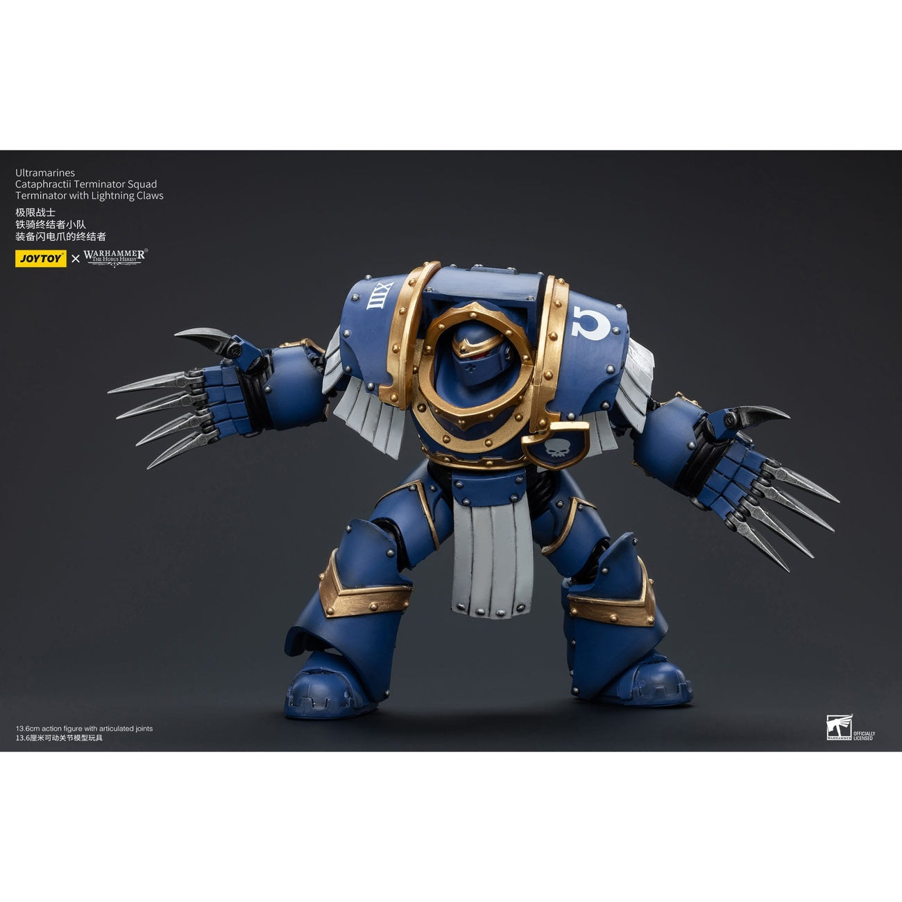 Imagen del producto Warhammer The Horus Heresy figura de acción 1/18 Ultramarines Cataphractii Terminator Squad Terminator with Lightning Claws 1