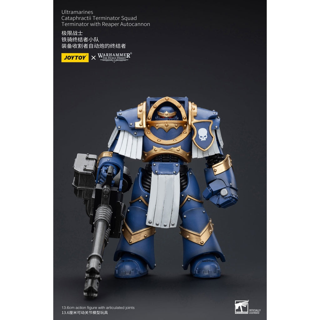 Imagen del producto Warhammer The Horus Heresy Figura de acción 1/18 Ultramarines Cataphractii Terminator Squad Terminator con Reaper Autocannon