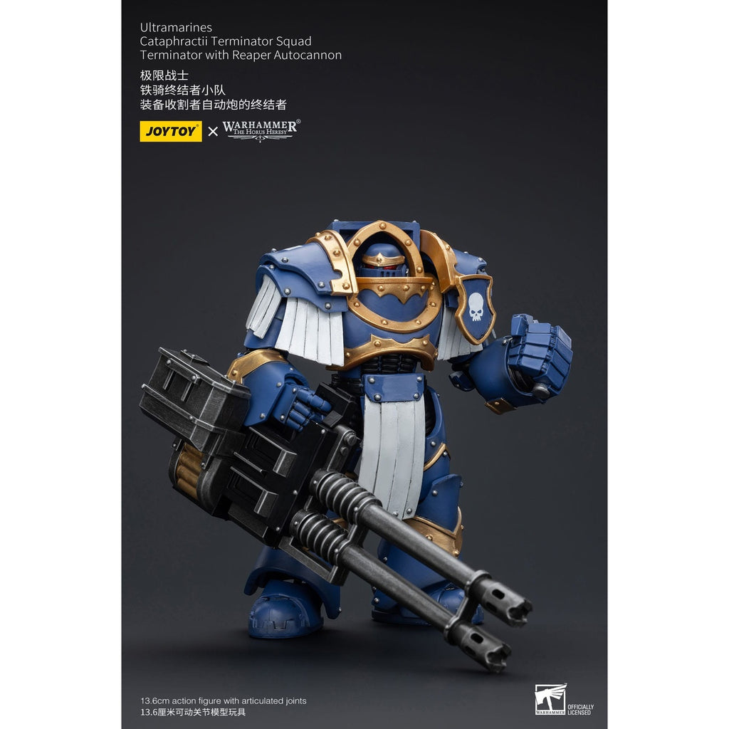Imagen del producto Warhammer The Horus Heresy Figura de acción 1/18 Ultramarines Cataphractii Terminator Squad Terminator con Reaper Autocannon