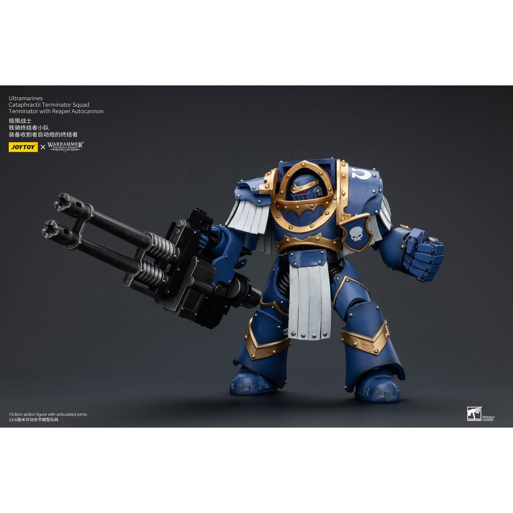 Imagen del producto Warhammer The Horus Heresy Figura de acción 1/18 Ultramarines Cataphractii Terminator Squad Terminator con Reaper Autocannon