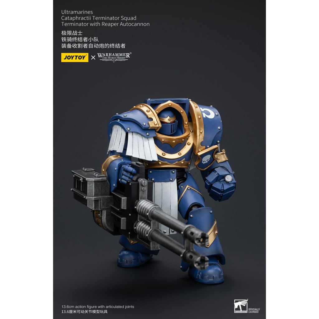 Imagen del producto Warhammer The Horus Heresy Figura de acción 1/18 Ultramarines Cataphractii Terminator Squad Terminator con Reaper Autocannon