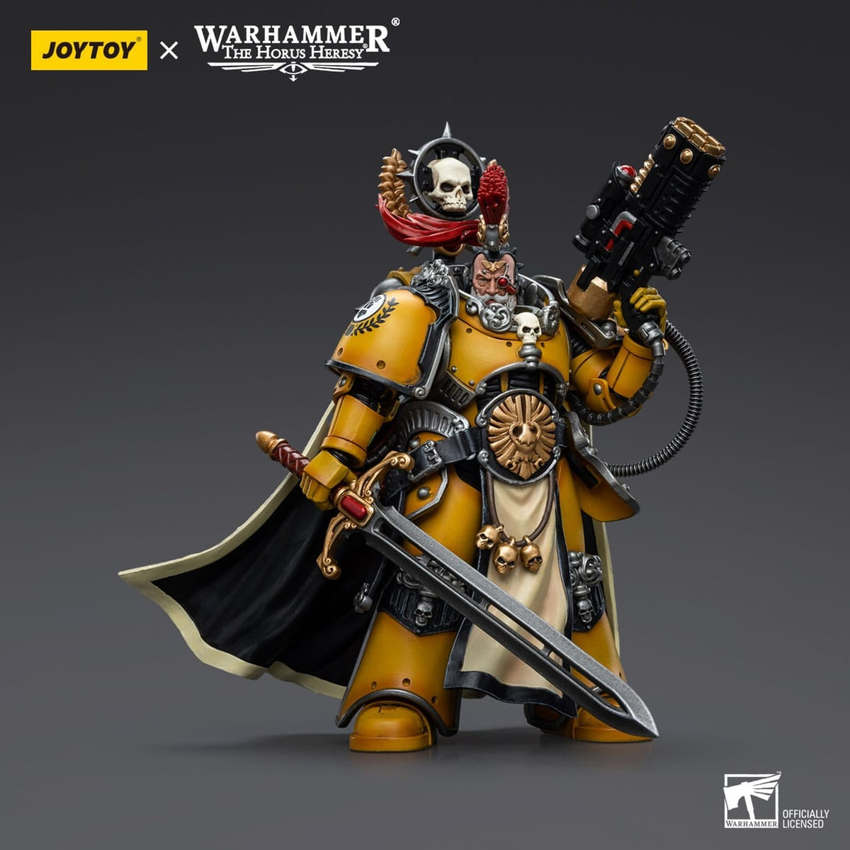 Imagen del producto Warhammer The Horus Heresy Figura de acción 1/18 Imperial Fists Legion Praetor with Power Sword 12 cm
