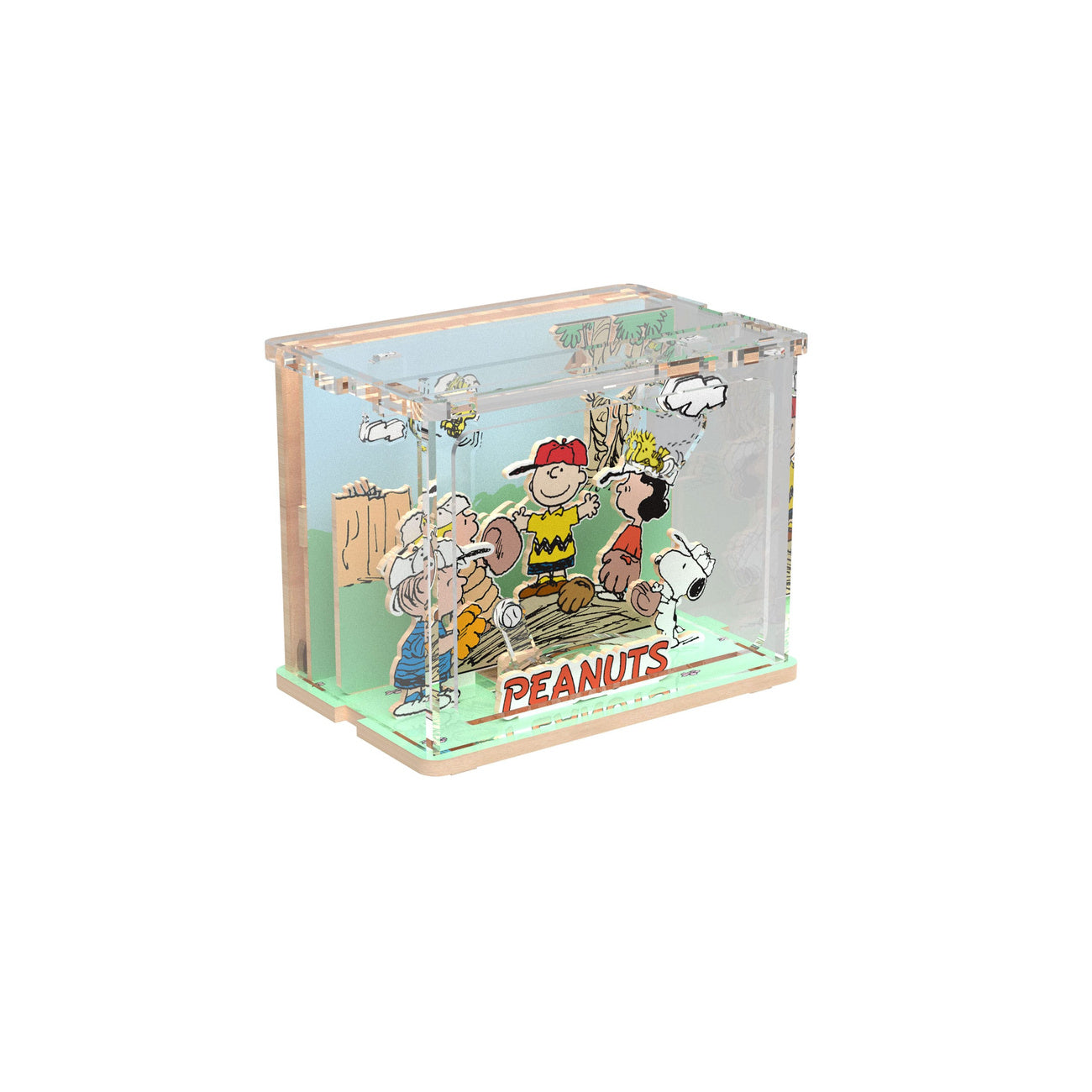 Imagen del producto Peanuts Puremind – Set de construcción DIY Mini Scene Baseball Time