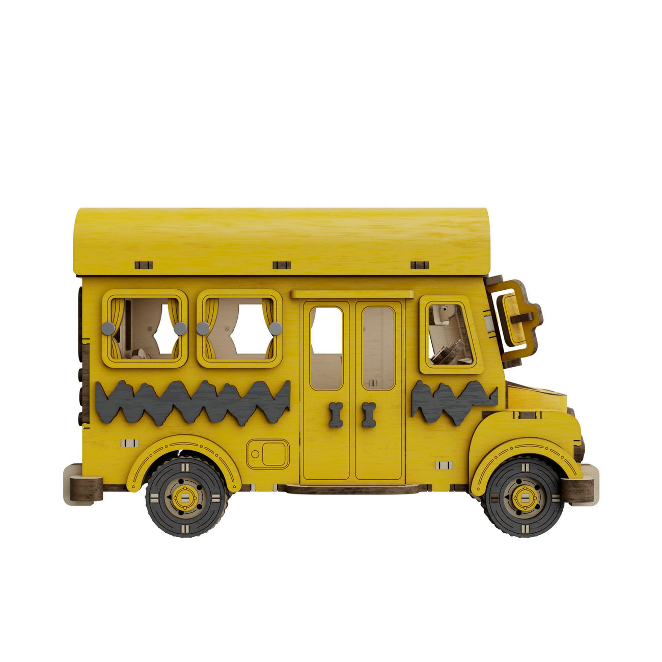 Imagen del producto Peanuts Puremind Set de Construcción School Bus