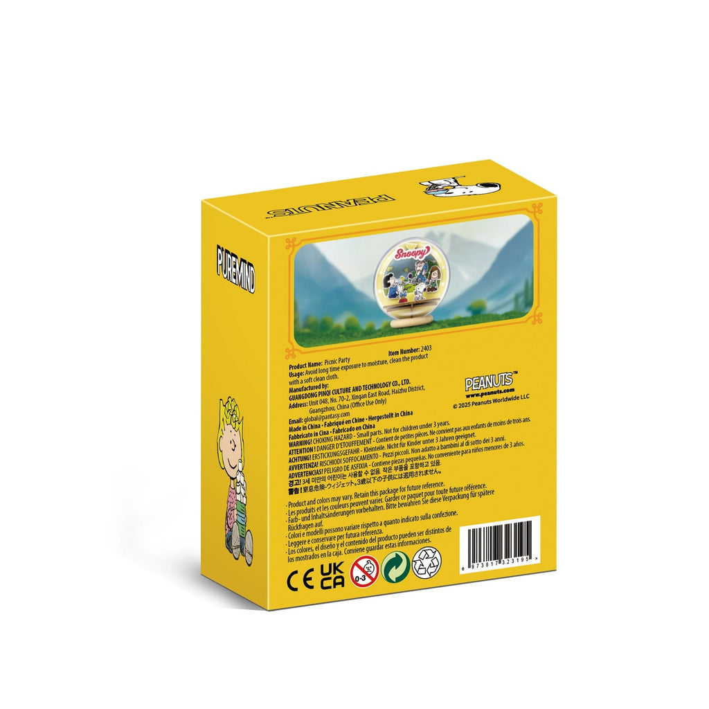 Imagen del producto Maqueta Peanuts Puremind Wooden Theater Globe Picnic Party