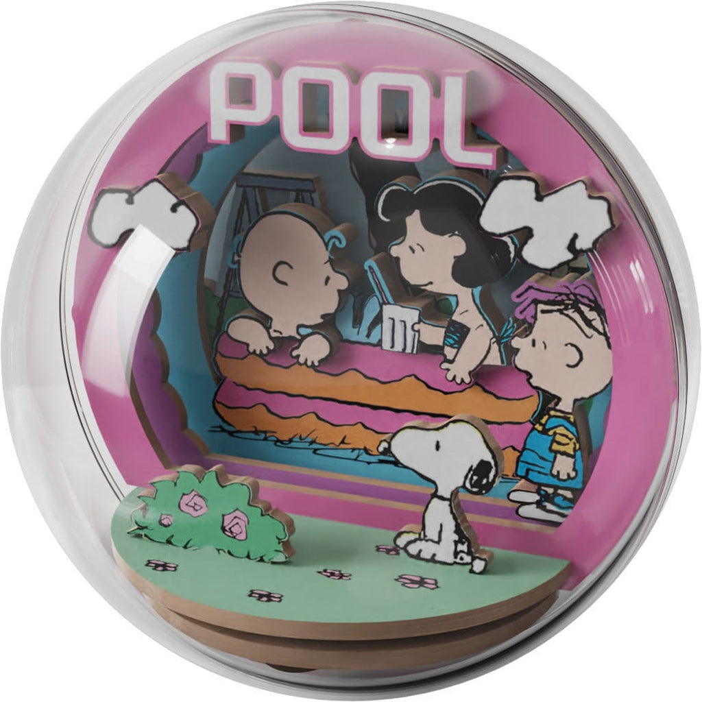 Imagen del producto The Peanuts Puremind Maqueta Wooden Theater Globe Cool Pool