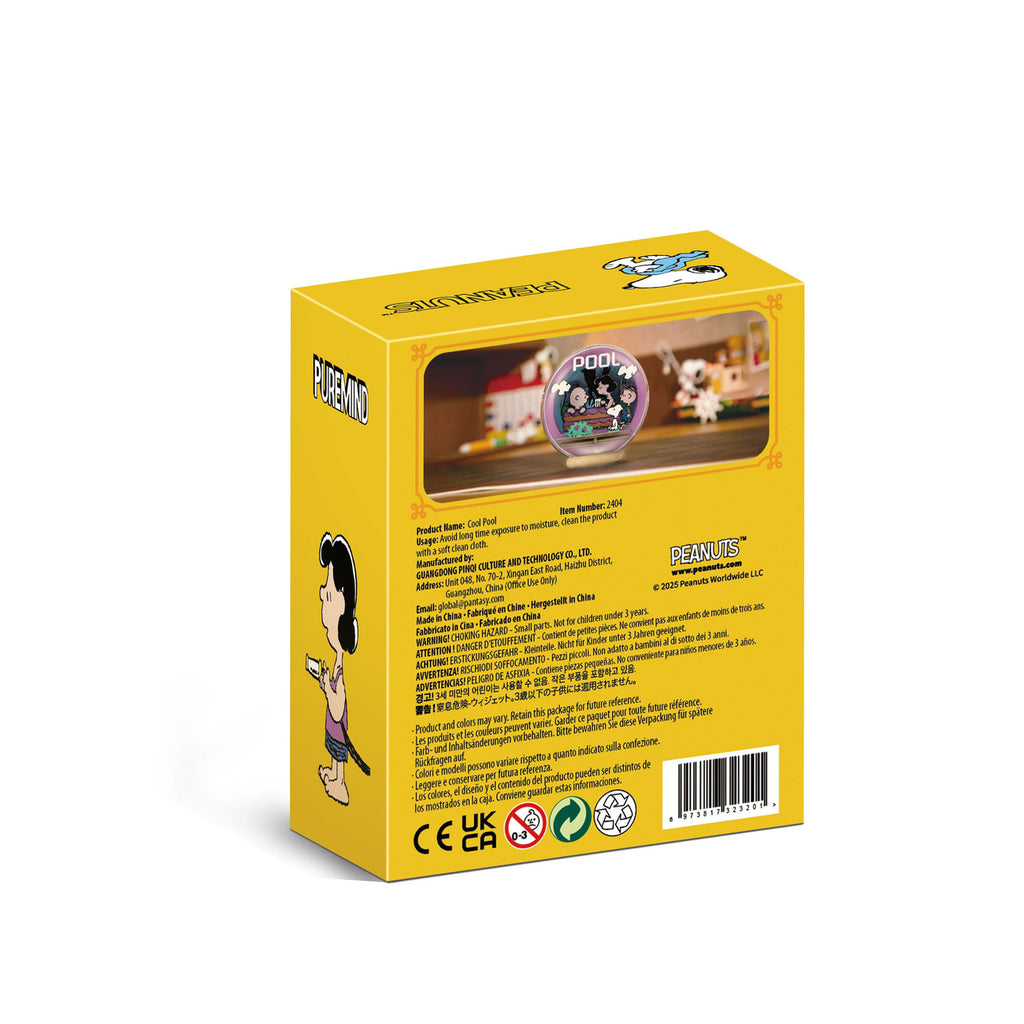 Imagen del producto The Peanuts Puremind Maqueta Wooden Theater Globe Cool Pool