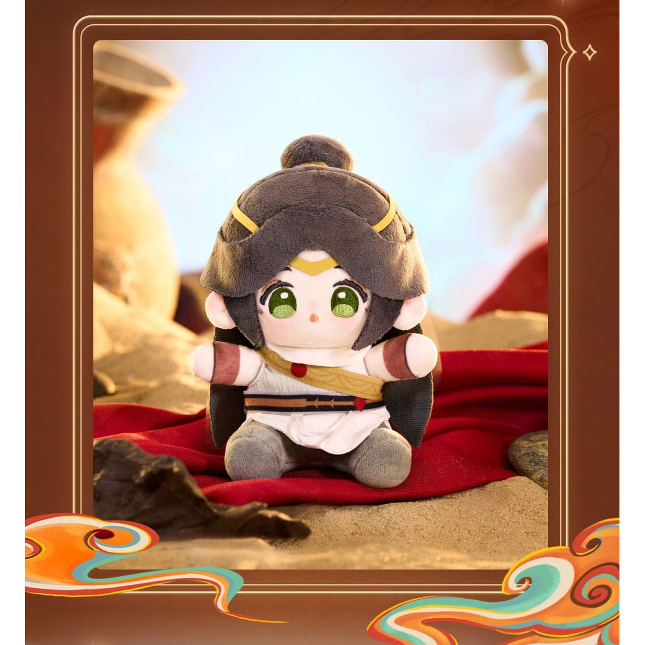 Imagen del producto Heaven Official's Blessing Ming Yue Lou Lan Series peluche chibi Xie Lian 15 cm