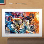 Imagen del producto Marvel X-Men Lámina artística The Brotherhood of Mutants de Felipe Massafera 46 x 66 cm – sin marco