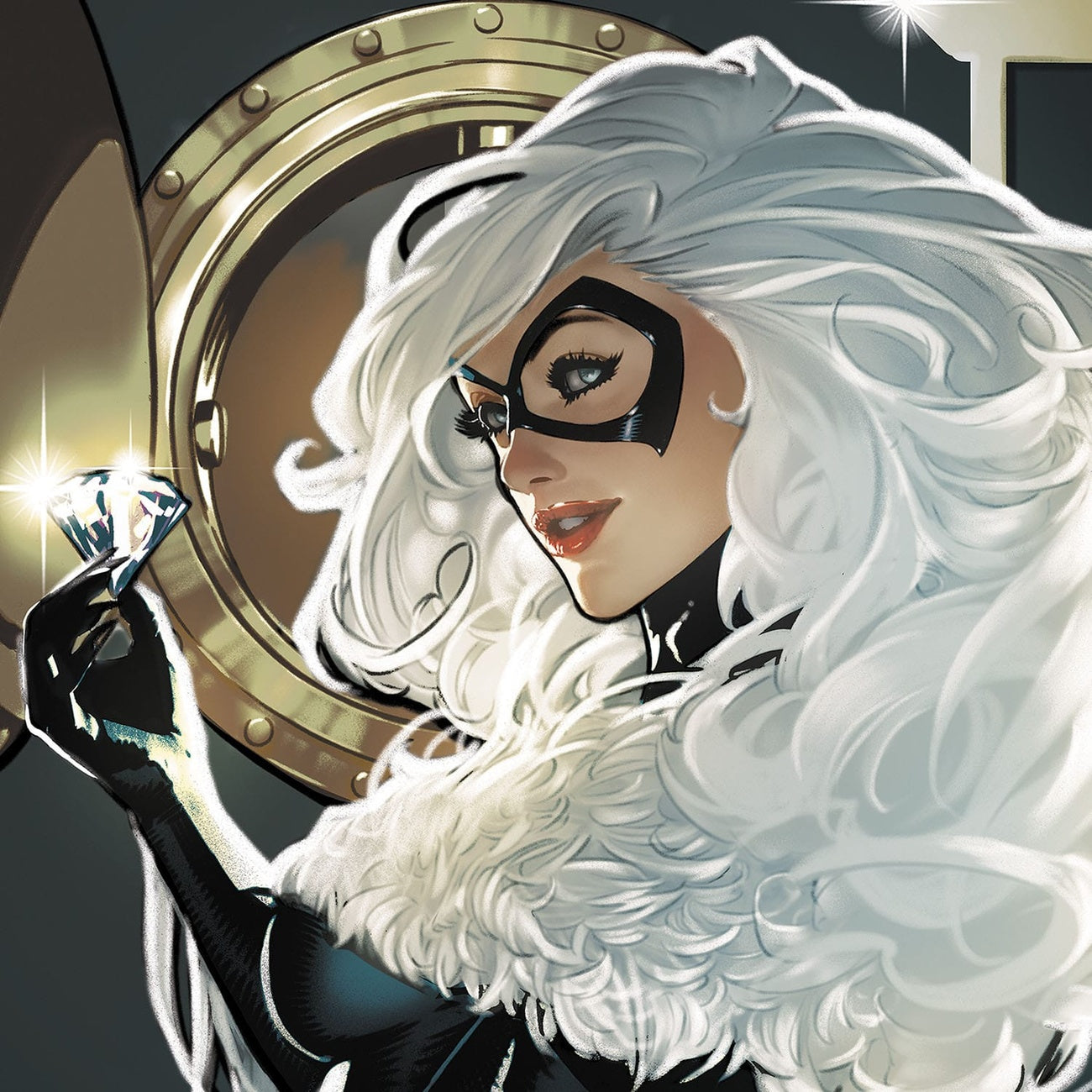 Imagen del producto The Amazing Spider-Man lámina artística Cosmic Black Cat 61 x 41 cm - sin marco