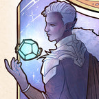 Imagen del producto Critical Role Lámina artística Matthew Mercer: 10th Anniversary Art Nouveau Illustrations 46 x 28 cm – sin marco
