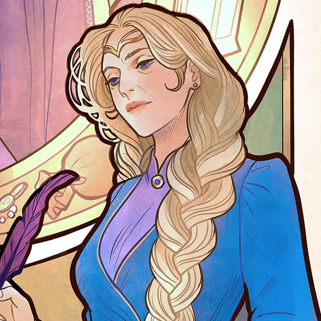 Imagen del producto Critical Role Lámina artística Matthew Mercer: 10th Anniversary Art Nouveau Illustrations 46 x 28 cm – sin marco