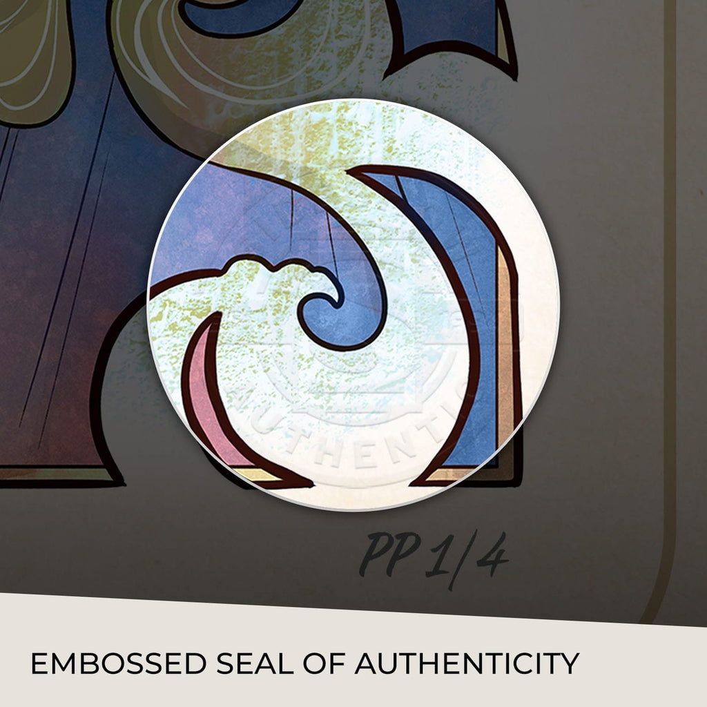 Imagen del producto Critical Role Lámina artística Matthew Mercer: 10th Anniversary Art Nouveau Illustrations 46 x 28 cm – sin marco
