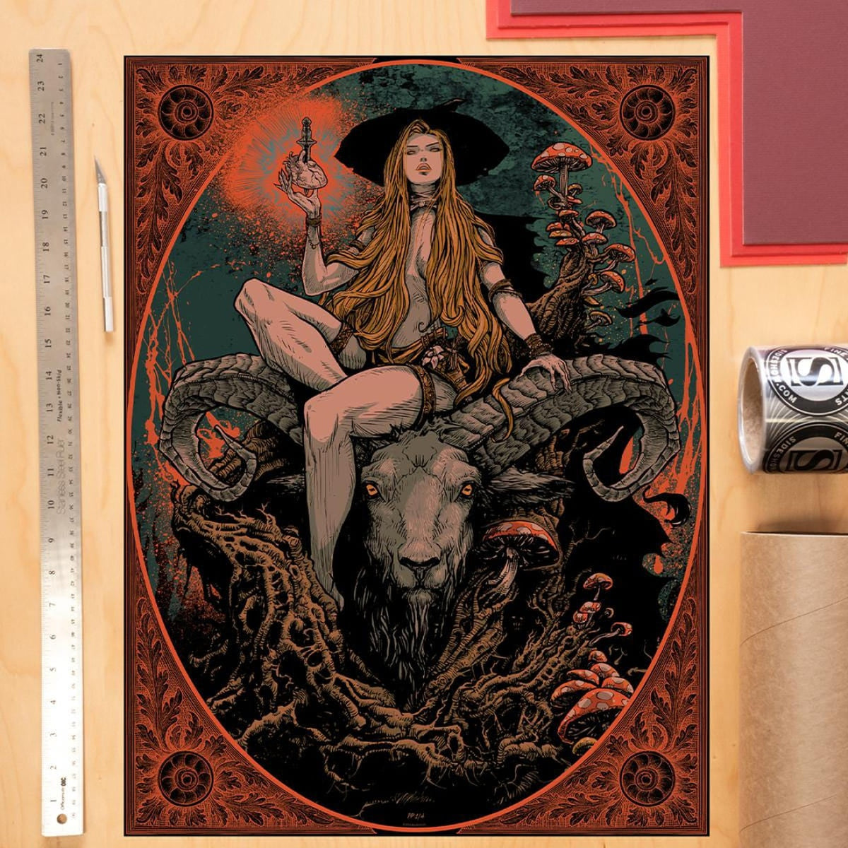 Imagen del producto Sideshow Originals lámina The Witch of the Woods 61 x 46 cm – sin marco