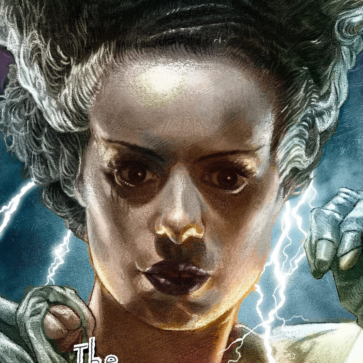 Imagen del producto La novia de Frankenstein Lámina Bride of Frankenstein (Color Variant) de Ruiz Burgos 61 x 46 cm – sin marco