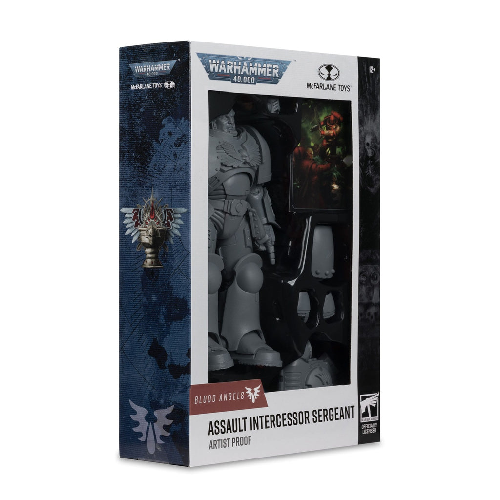 Imagen del producto Warhammer 40,000 Figura de acción Assault Intercessor Sergeant (Blood Angel) (Artist Proof) 18 cm