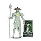 Imagen del producto Figura de acción Mortal Kombat Glow in the Dark Edition Raiden (Gold Label) 18 cm
