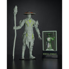 Imagen del producto Figura de acción Mortal Kombat Glow in the Dark Edition Raiden (Gold Label) 18 cm