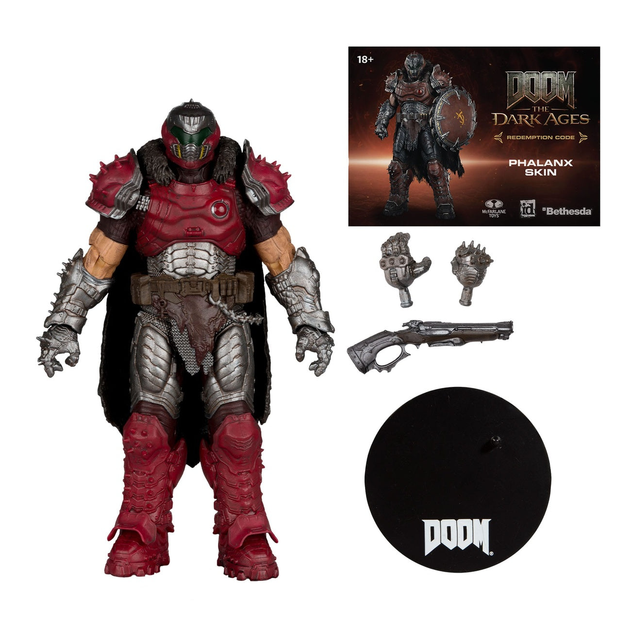 Imagen del producto Doom: The Dark Ages Figura de acción Doom Slayer (Phalanx Skin) 18 cm