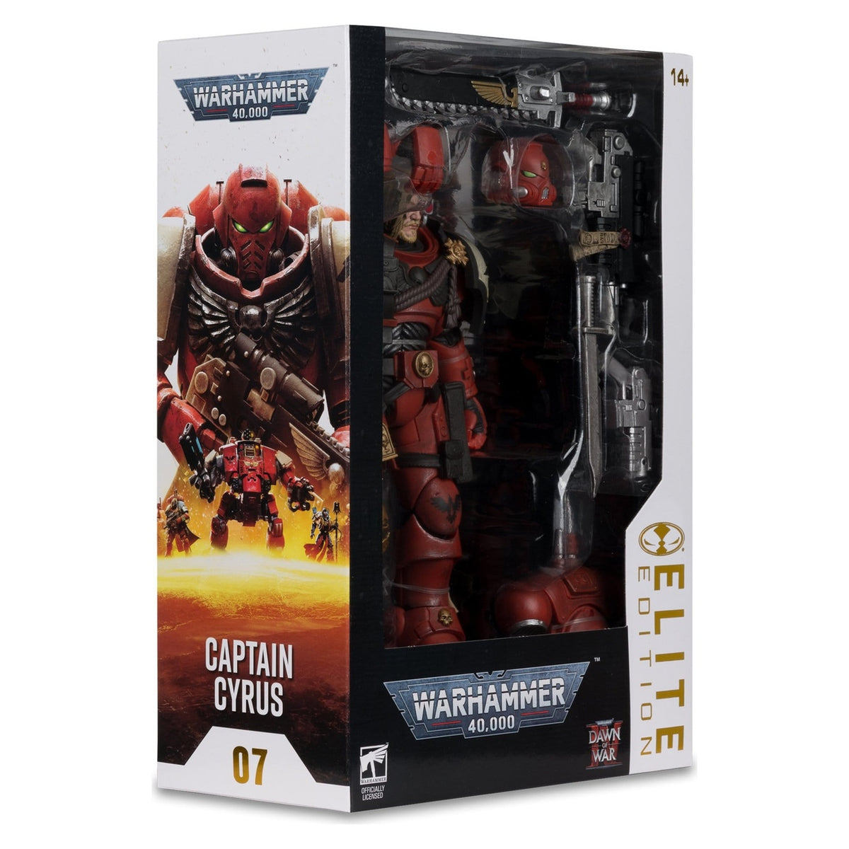 Imagen del producto Warhammer 40.000 Dawn of War figura de acción McFarlane Elite Edition Captain Cyrus (Dawn of War 4) 20 cm