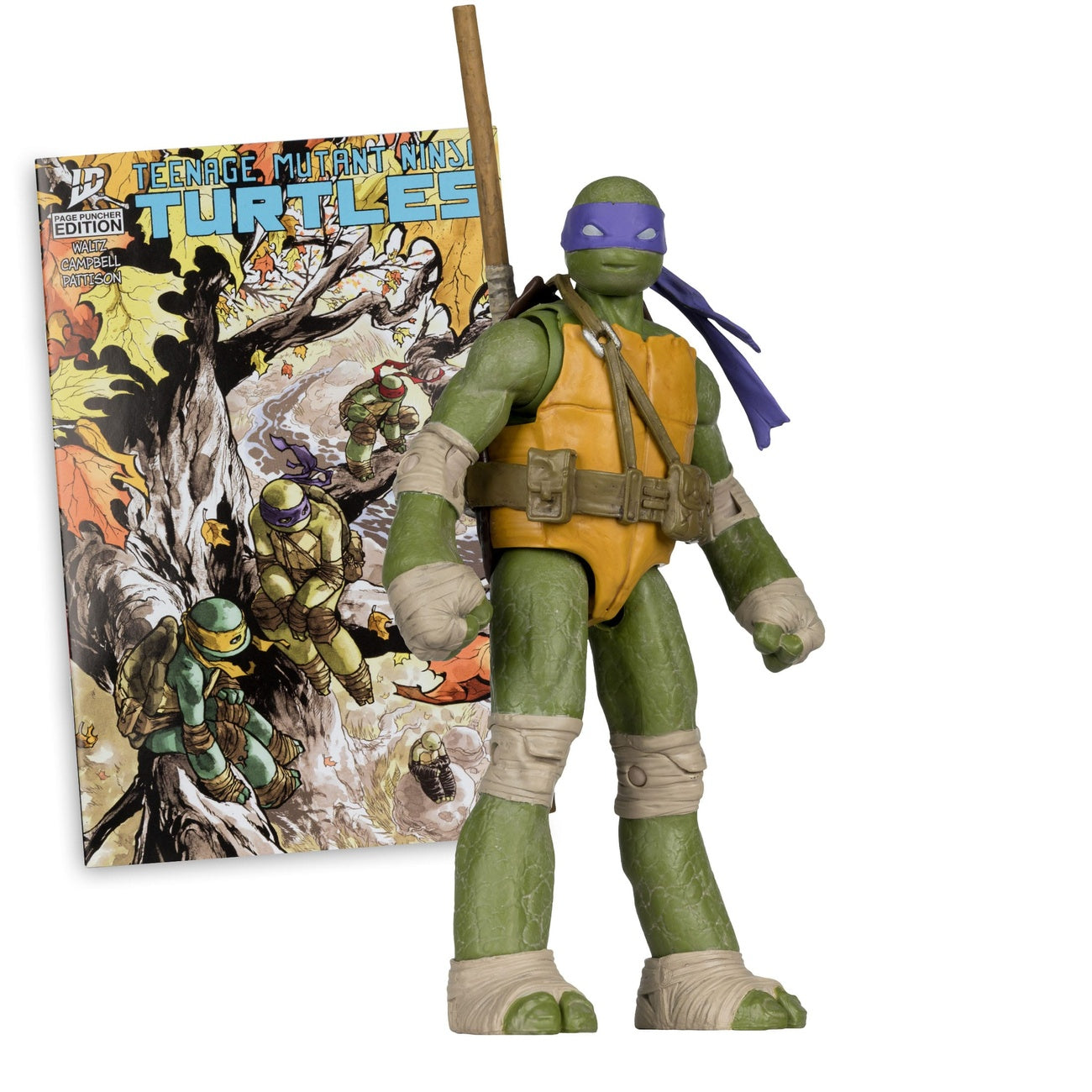 Imagen del producto Teenage Mutant Ninja Turtles Page Punchers figura de acción Donatello 13 cm