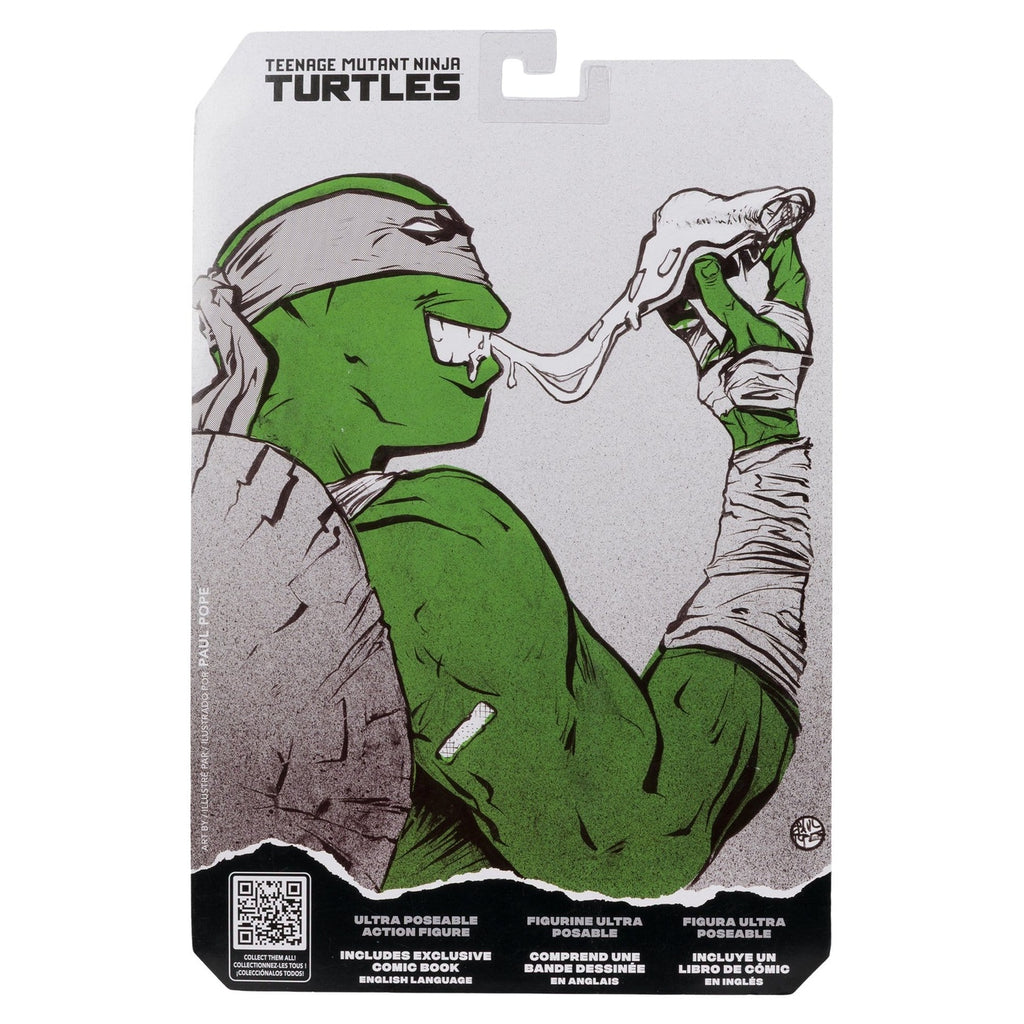 Imagen del producto Teenage Mutant Ninja Turtles Page Punchers figura de acción Michelangelo (Black White & Green) (Red Platinum Edition) 13 cm