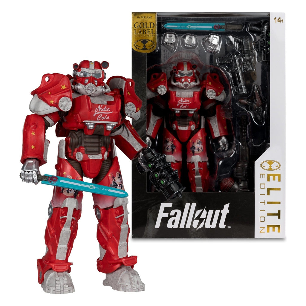 Imagen del producto Fallout McFarlane Elite Edition Figura de acción Fallout 76 Nuka Cola T-60 (Gold Label) 19 cm