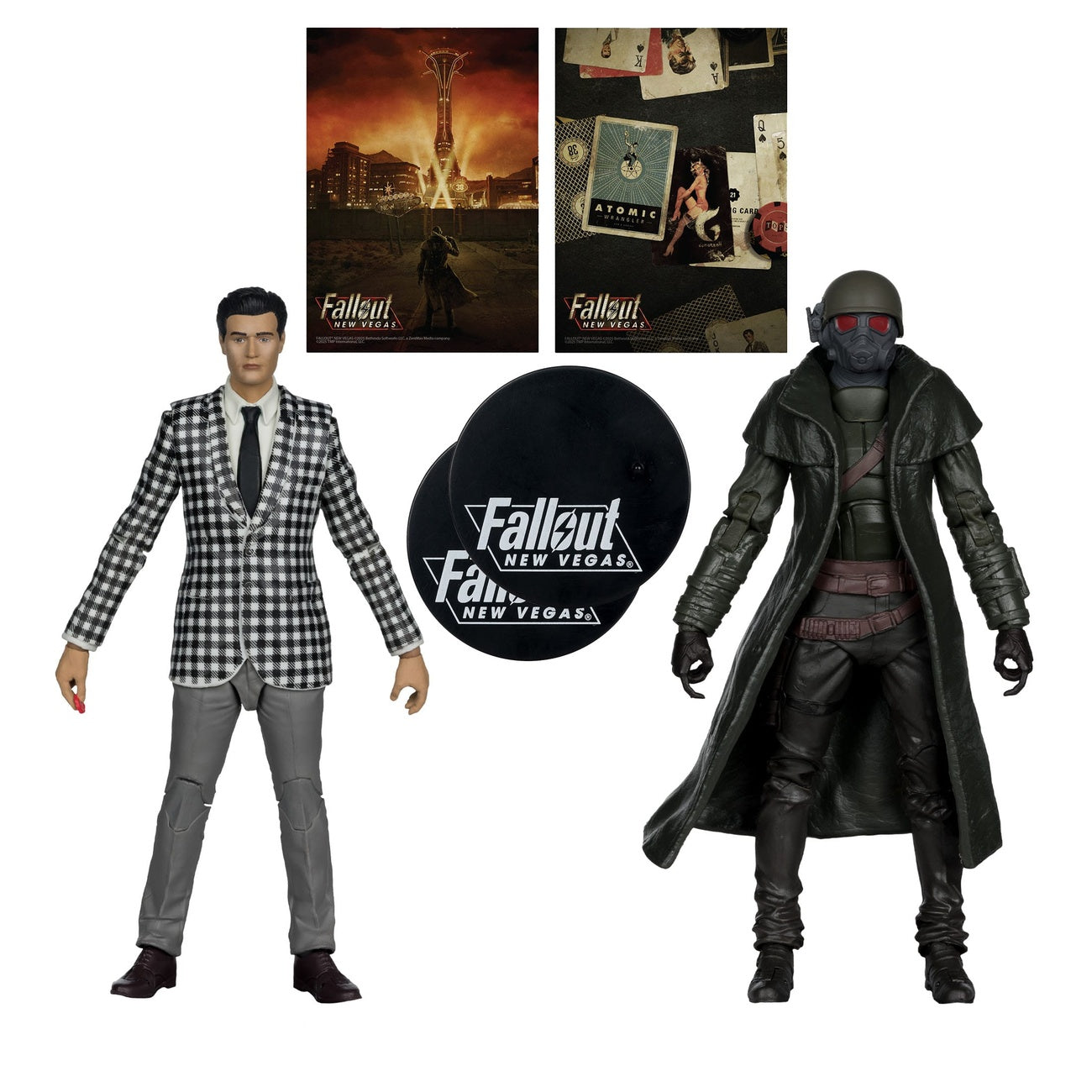 Imagen del producto Fallout: New Vegas Estatuas Pack de 2 Riot Ranger Armor & Benny Survivor 18 cm